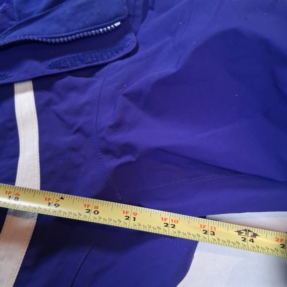 The North Face Hyvent Size Large Womens Hooded Zip Nylon Jacket Purple - Picture 5 of 9
